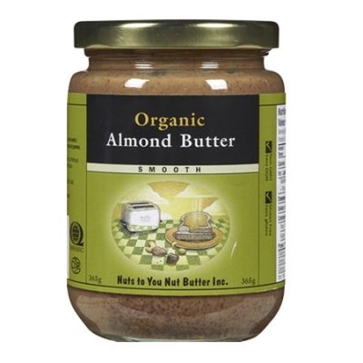 Nuts To You Organic Almond Butter Smooth 365g