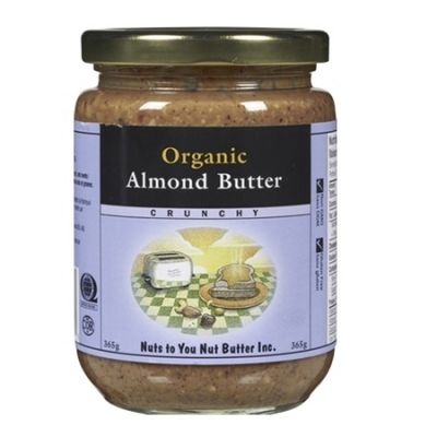 Nuts To You Organic Almond Crunchy 365g