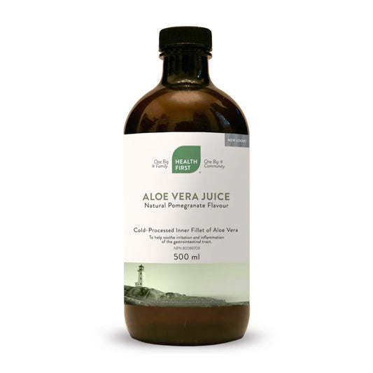 Health First Aloe Vera Juice Pomegranate 500ml