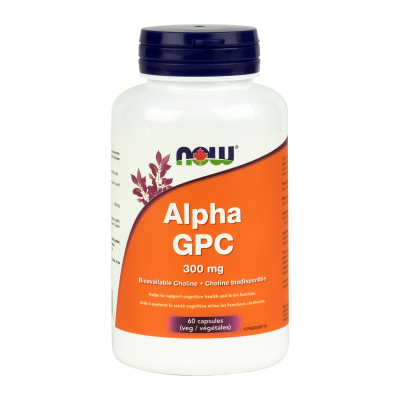 Now Alpha GPC 300mg 60 Veg Capsules