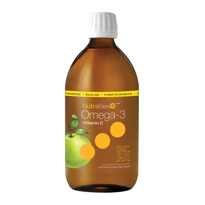 NutraSea Omega-3 + Vitamin D Crisp Apple 500ml