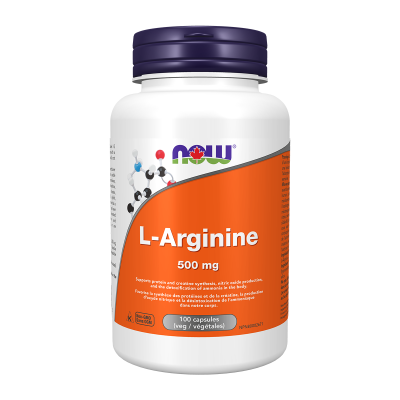 Now L-Arginine 500mg 100 Capsules