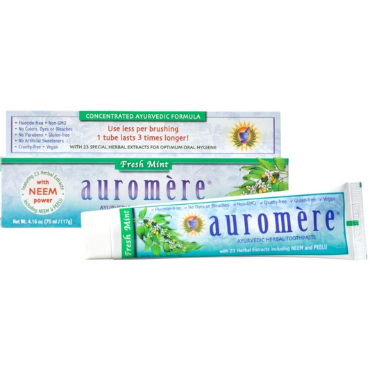 Auromère Fresh Mint Toothpaste 75ml