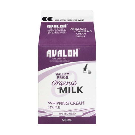 Avalon Whipping Cream 500ml Refrigerated