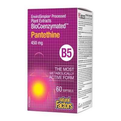 Natural Factors B5 Pantethine 60 Softgels
