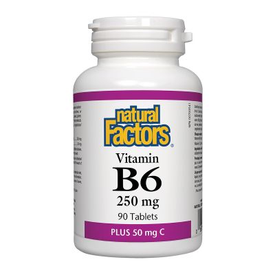 Natural Factors Vitamin B6 250mg 90 Tablets