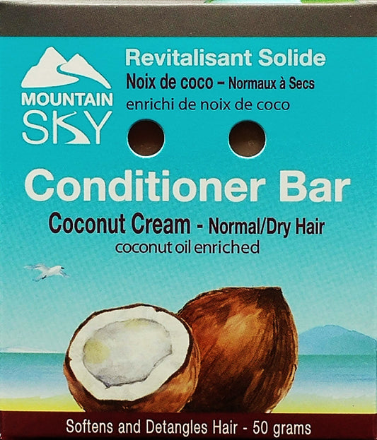 Mountain Sky Coconut Cream Conditioner Bar