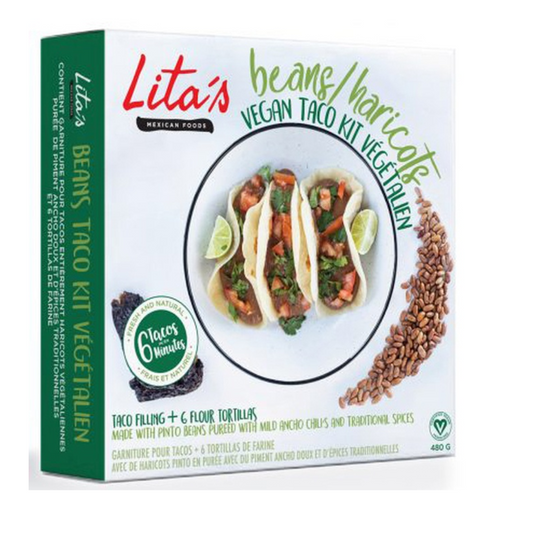 Lita's Taco Meal Bean 480g Frozen