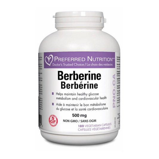 Preferred Nutrition Berberine 180 Capsules