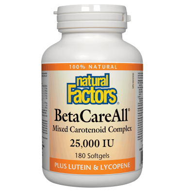 Natural Factors BetaCareAll 180 Softgels