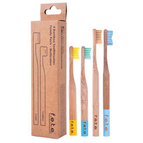 F.E.T.E Toothbrush Fantastic Family 4-Pack