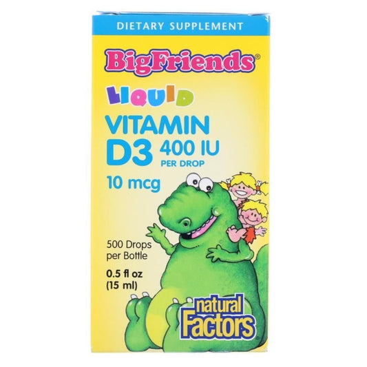 Natural Factors Big Friends Vitamin D3 15ml