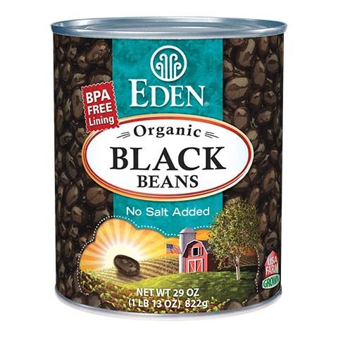 Eden Organic Black Beans 796ml