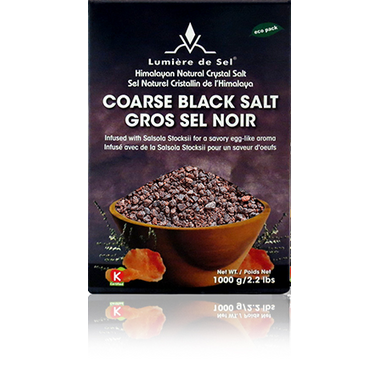 Lumiere Black Salt Course 500g