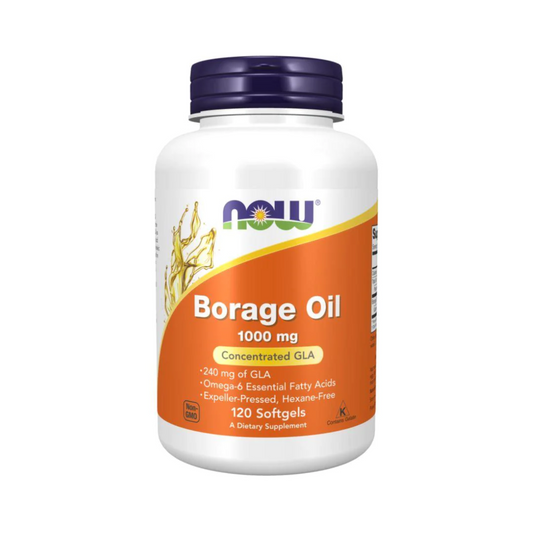Now Borage Oil 1000mg 120 Soft Gels