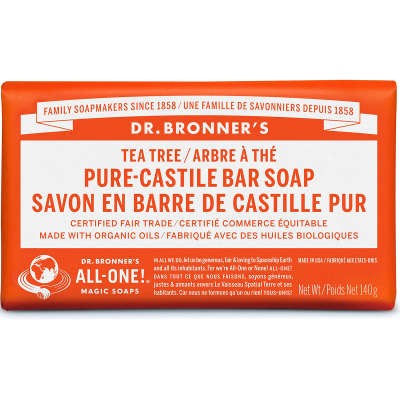 Dr. Bronner's Tea Tree Castile Bar Soap 140g