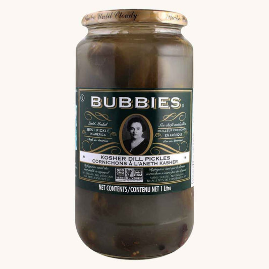 Bubbies Kosher Dill Pickles 1L Refrigerated