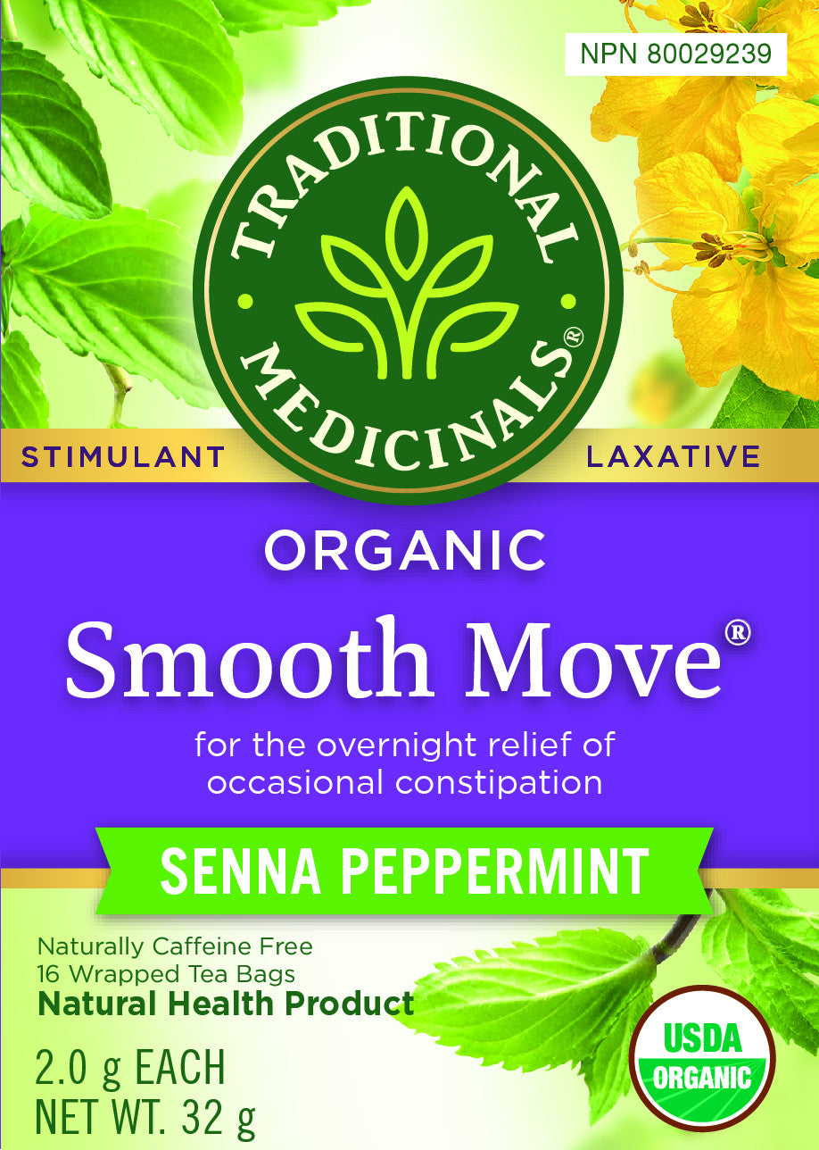 Traditional Medicinals Organic Smooth Move Peppermint 16 Tea Bags