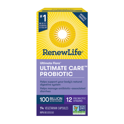 Renew Life Ultimate Flora 100 Billion 14 Veg Capsules