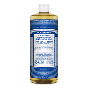 Dr. Bronner's Peppermint Castile Liquid Soap 946ml