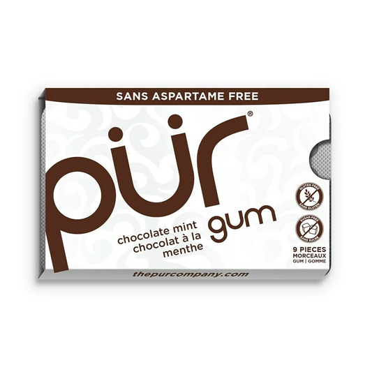 Pur Chocolate Mint Gum 9 Pieces