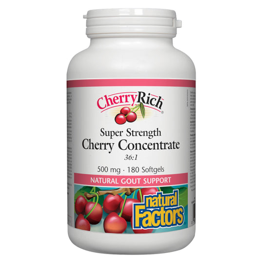 Natural Factors Cherry Concentrate 180 Softgels