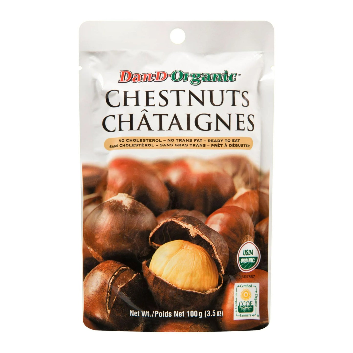 Dan-D Organic Chestnuts 100G