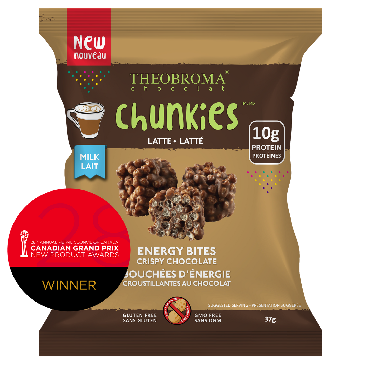 Theobroma Chocolate Chunkies Latte 37g