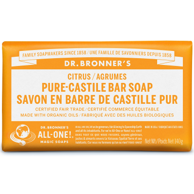 Dr. Bronner's Citrus Castile Bar Soap 140g