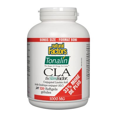 Natural Factors CLA Tonalin 120 Softgels