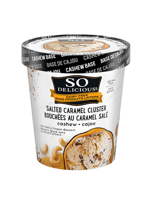 So Delicious Salted Caramel Cluster Cashew 500ml Frozen