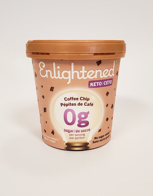 Enlightened Keto Coffee Chip Ice Cream 473ml Frozen