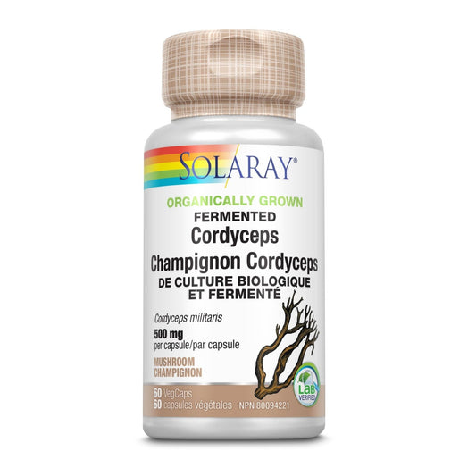 Solaray Organic Fermented Cordyceps 60 Vegcaps