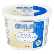 Avalon Organic Cottage Cheese 2% 500G Refrigerated
