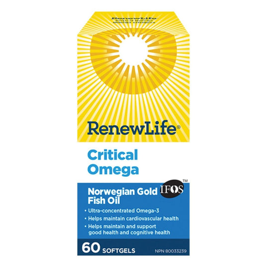Renew Life Norwegian Gold Critical Omega 60 Softgels