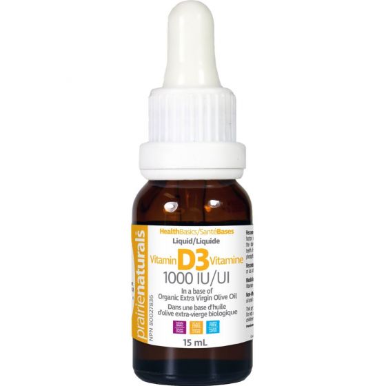 Prairie Naturals Vitamin D 1000iu 15ml