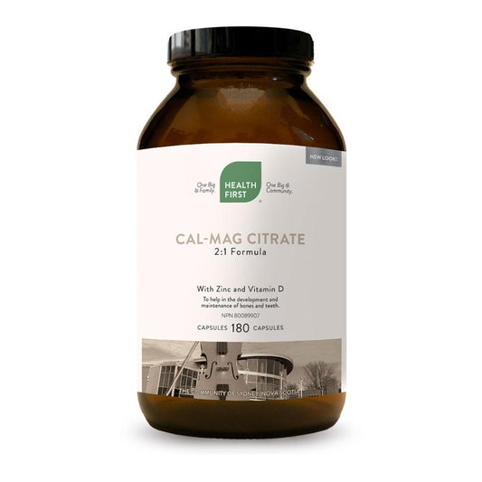 Health First Cal Mag Citrate 180 Capsules