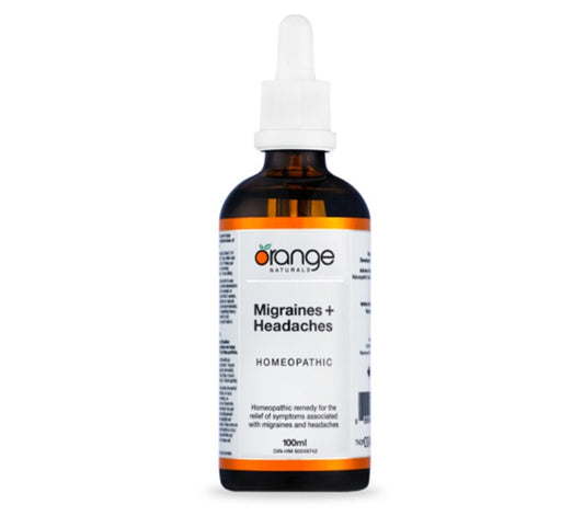 Orange Naturals Migraines+Headaches Homeopathic 100ml