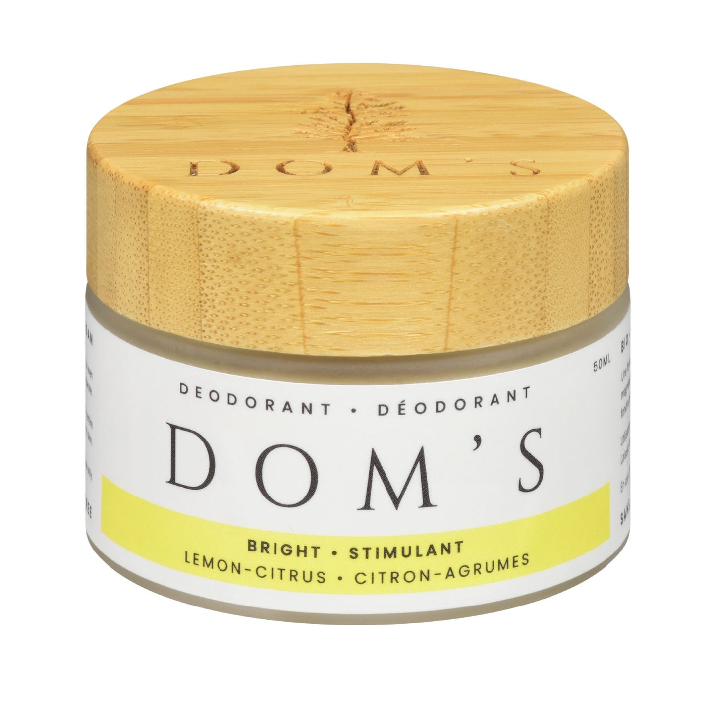 Dom's Deodorant Bright Lemon Citrus 50ml