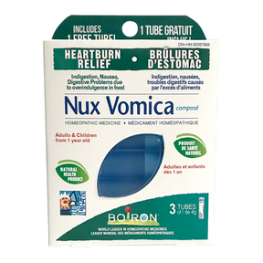 Boiron Nux Vomica Compose Indigestion Relief 3 Tubes