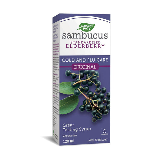 Nature's Way Elderberry Sambucus Organic Syrup 120ml