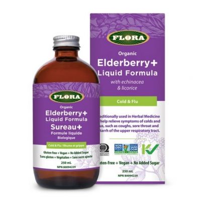 Flora Elderberry+ Liquid Formula 250ml