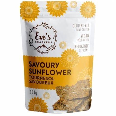 Eve's Savoury Sunflower Crackers 108g