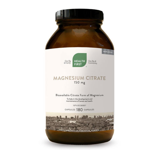 Health First Magnesium Citrate 180 Capsules