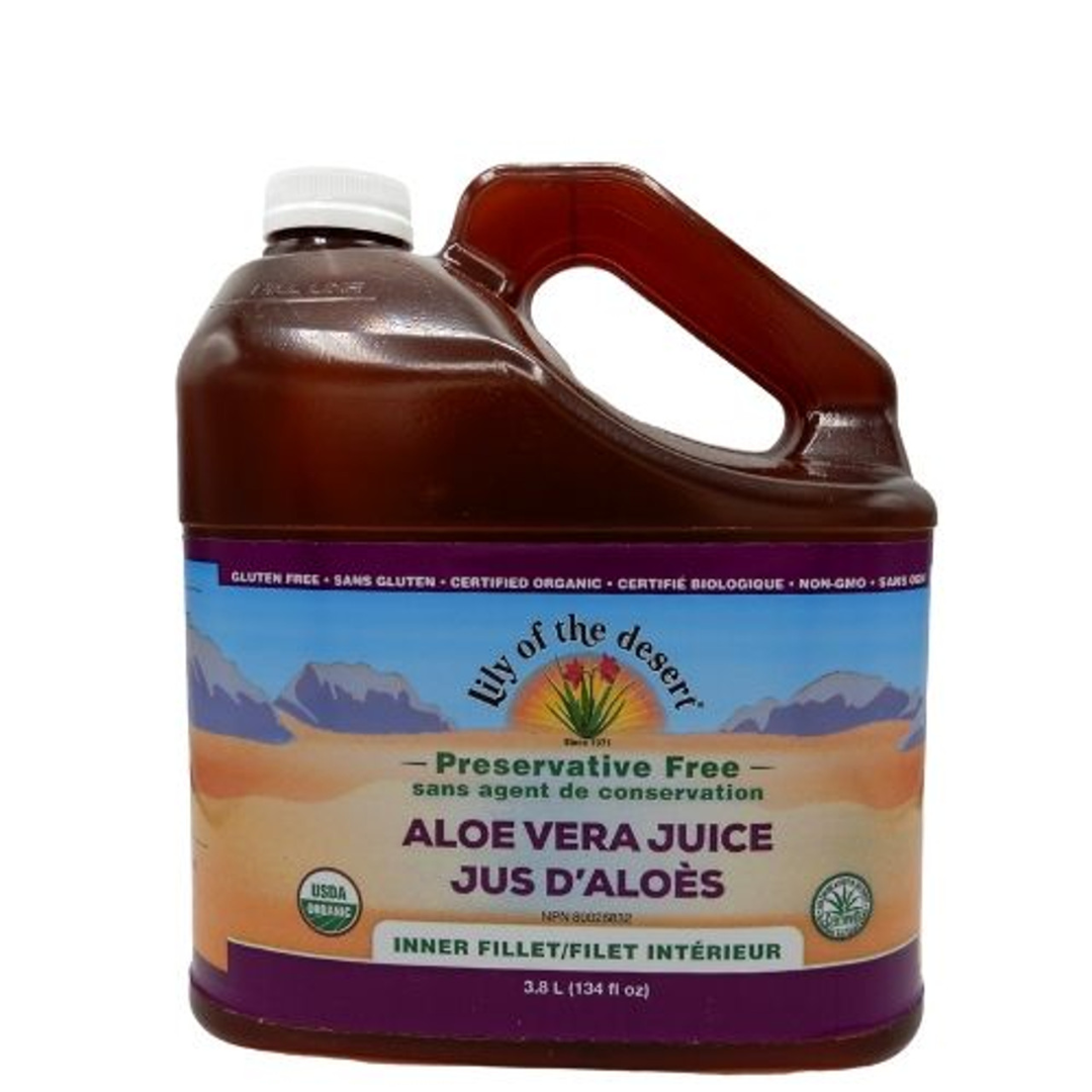 Lily Of The Desert Organic Inner Fillet Juice 3.8L