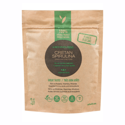 Schinoussa Cretan Spirulina Flakes 75g