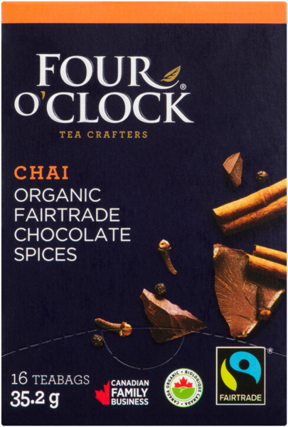Four O'Clock Chai With Chocolate & Spices 16 Teabags