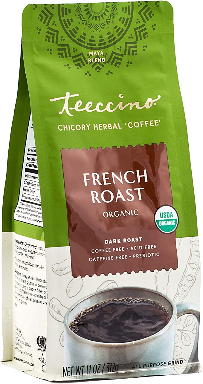 Teeccino French Roast Herbal Coffee 300g
