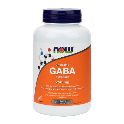 Now Gaba 500mg Plus B6 100 Capsules