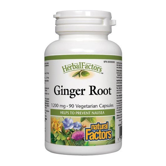 Natural Factors Ginger Root 90 Capsules